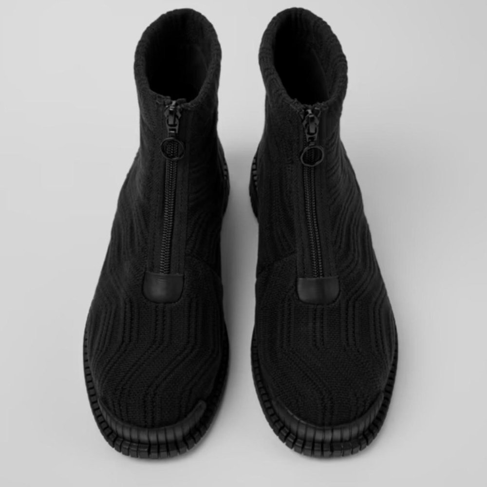 NWOT Camper "Pix TENCEL" Middle Zip Sock Booties, Women's Size 6